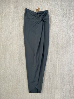 NWT Skims Swim Sarong Cover Up Skirt M Gunmetal Gray